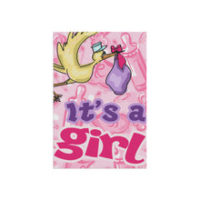 It's A Girl Garden Flag