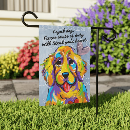 Loyal Dog Garden Flag