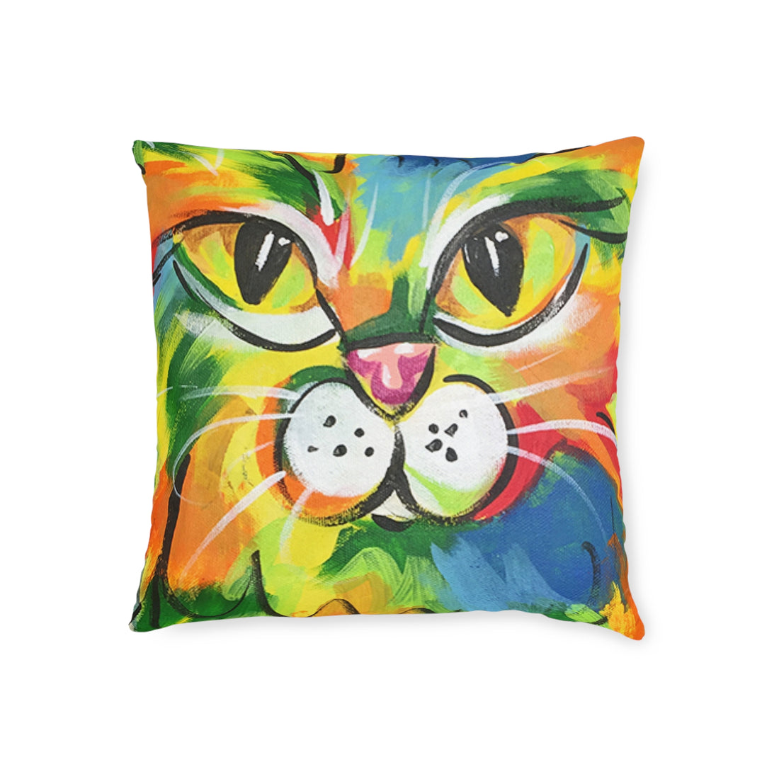 Cat Eye Square Pillow