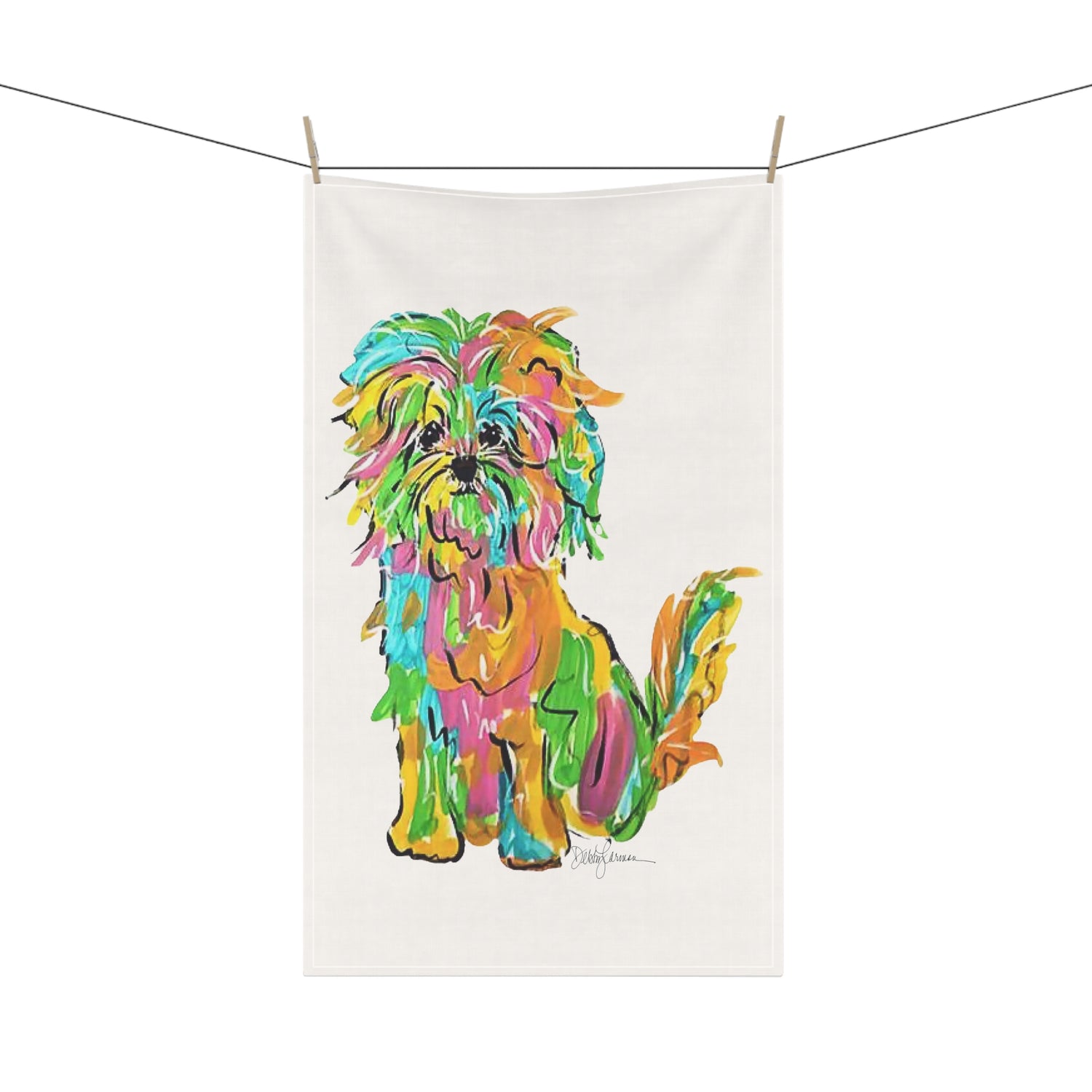 Coton de Tulear Kitchen Towel