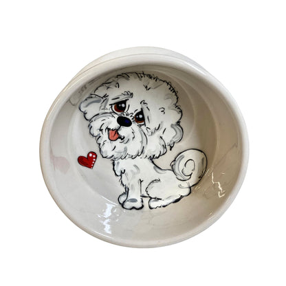 Bichon Frise Bliss Bowl Set