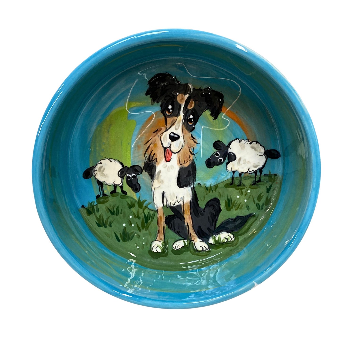 A hand-painted ceramic bowl from FauxPaw&