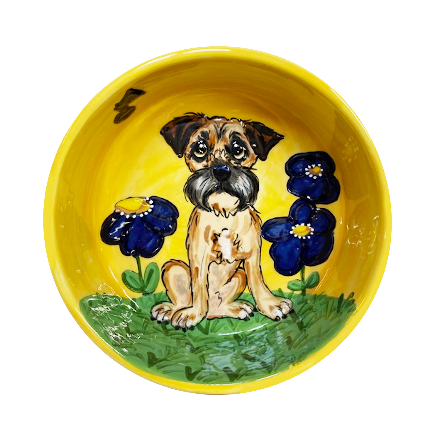 Border Terrier Dog Bowl