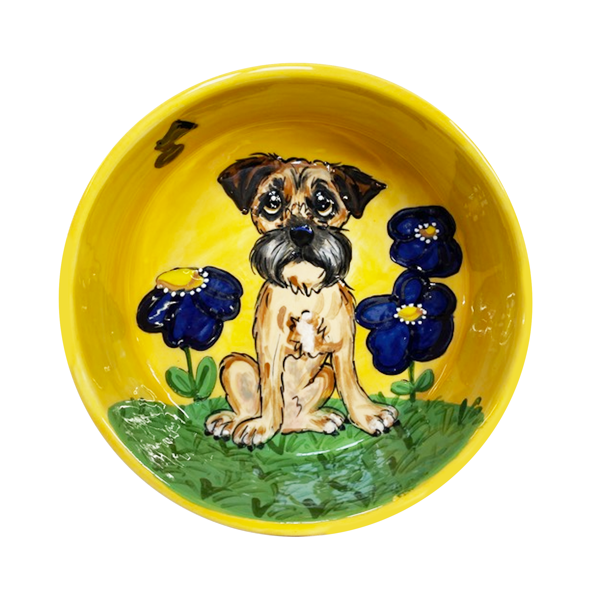 Border Terrier Dog Bowl