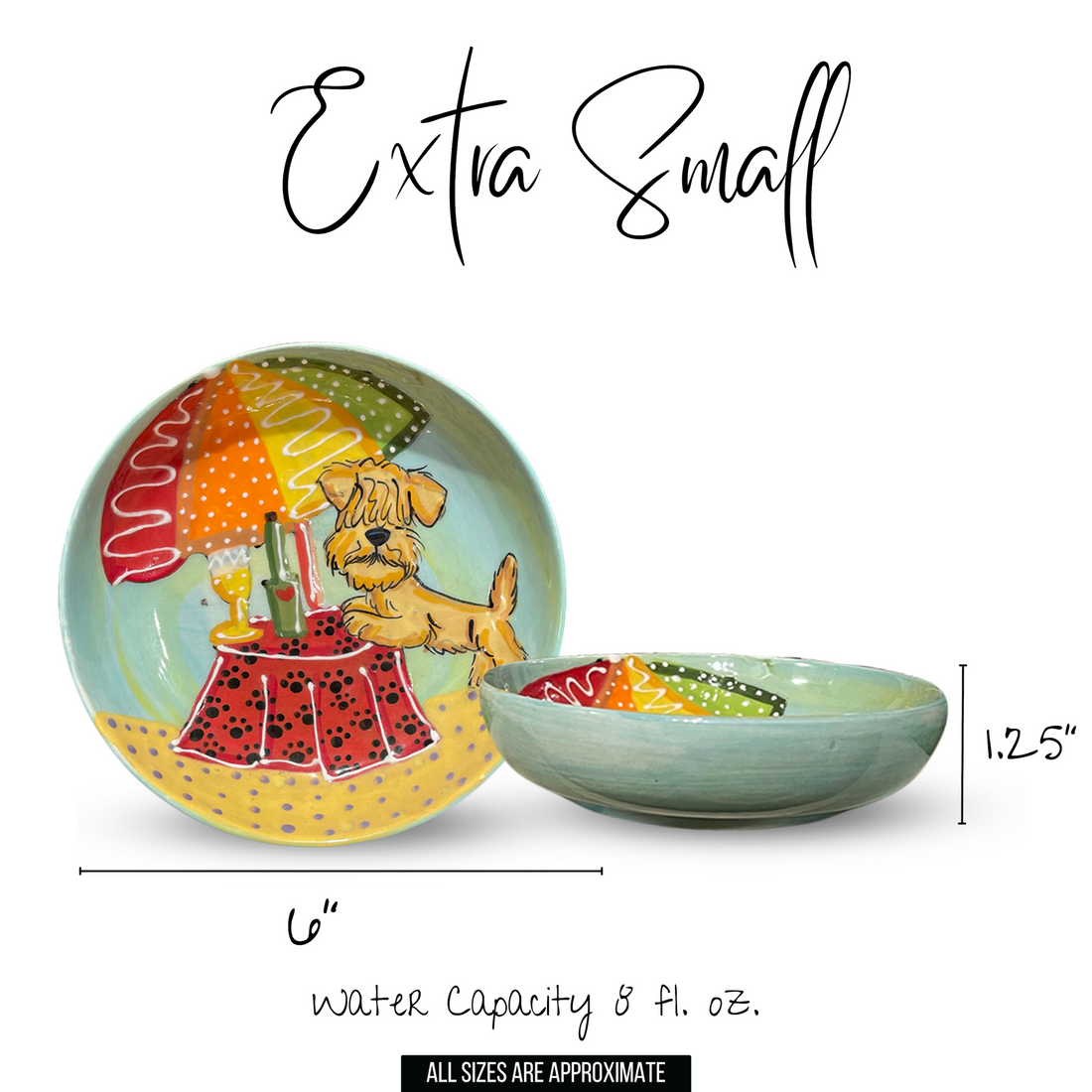 Extra Small 6” Custom Bowl