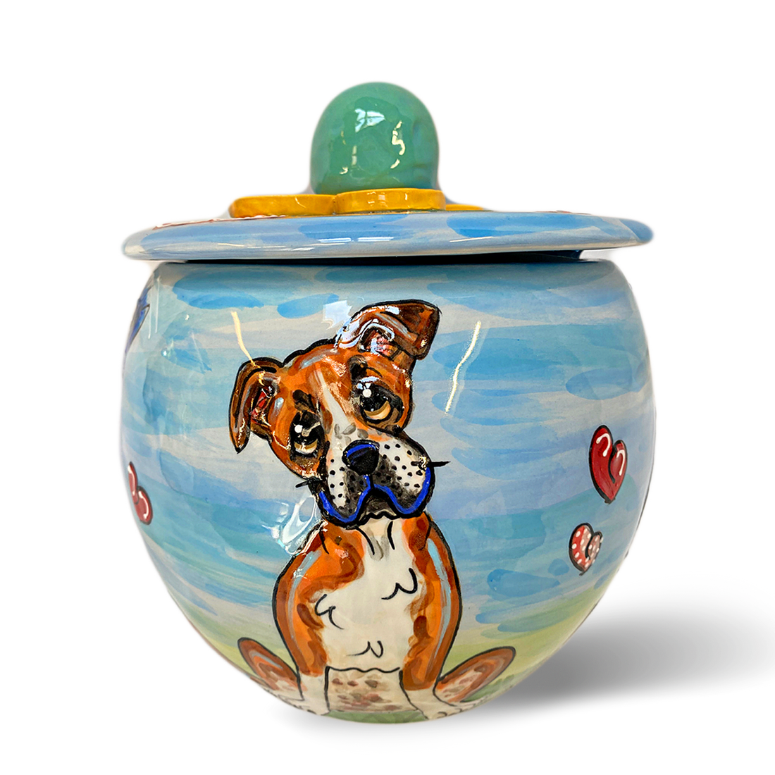 Boxer Treat Jar