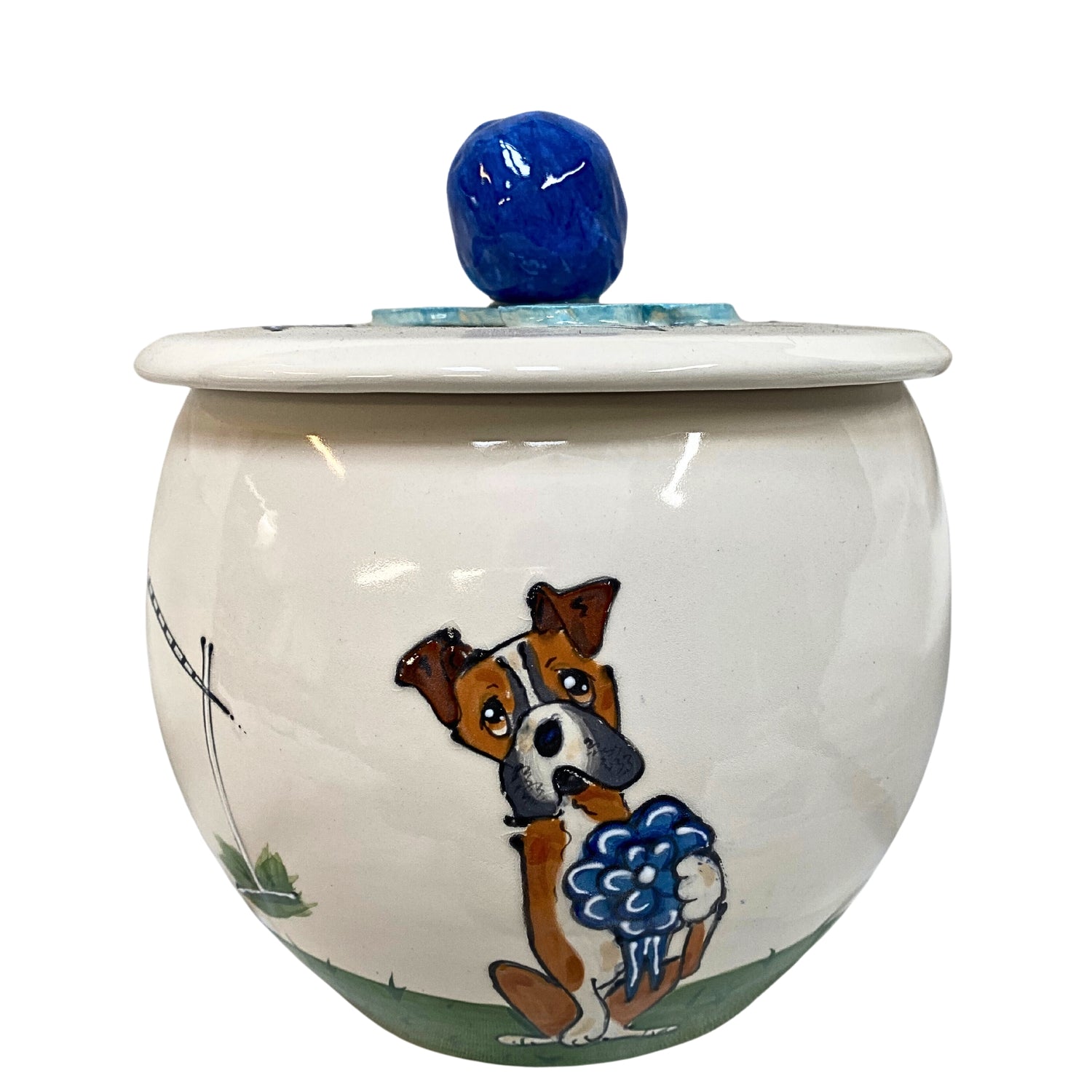 Leaping Pup Victory Vault Treat Jar