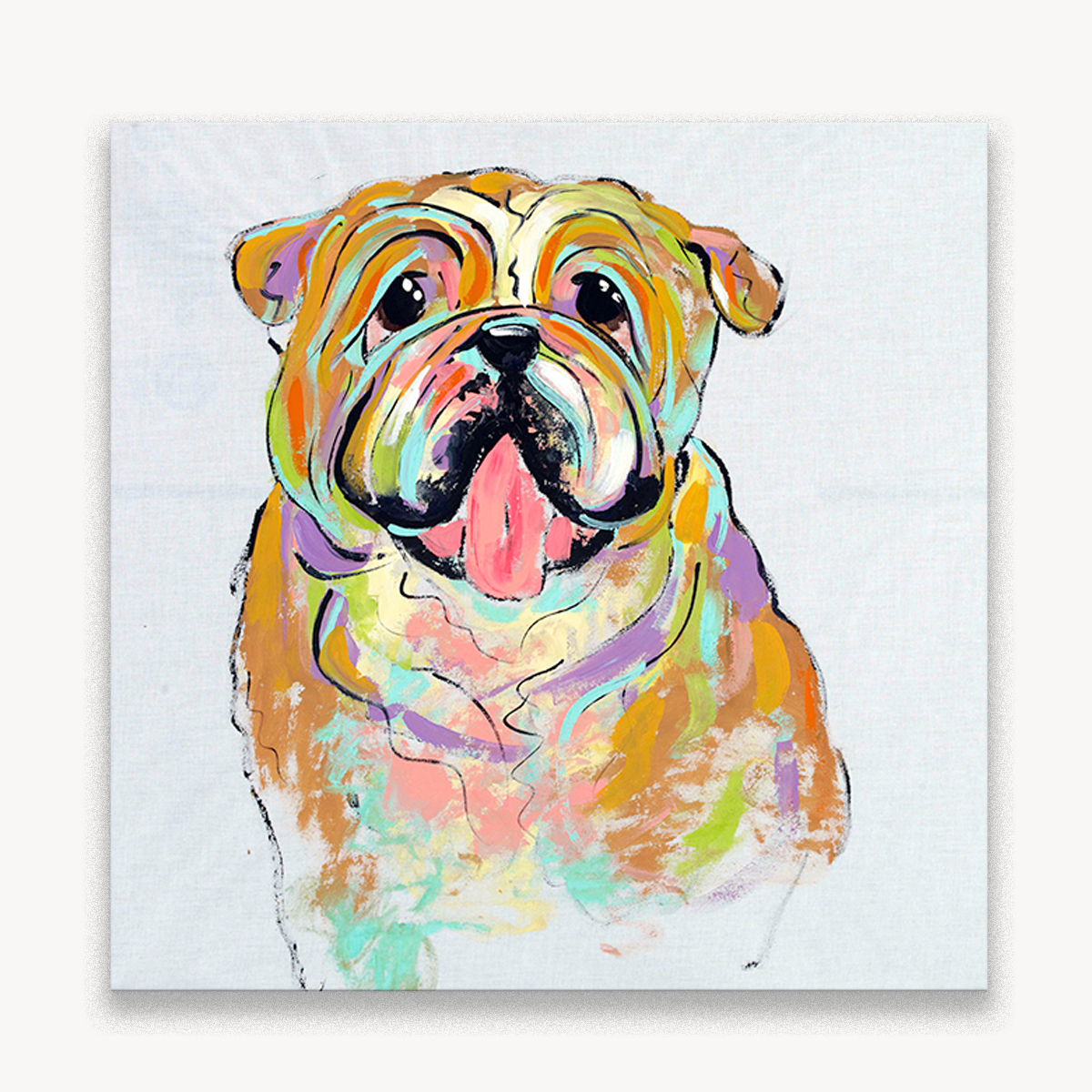 Bullyrumples Bulldog Painting