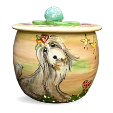 Bearded Collie Treat Jar