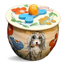 Bearded Collie Treat Jar