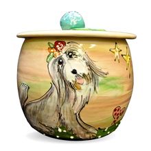 Bearded Collie Treat Jar