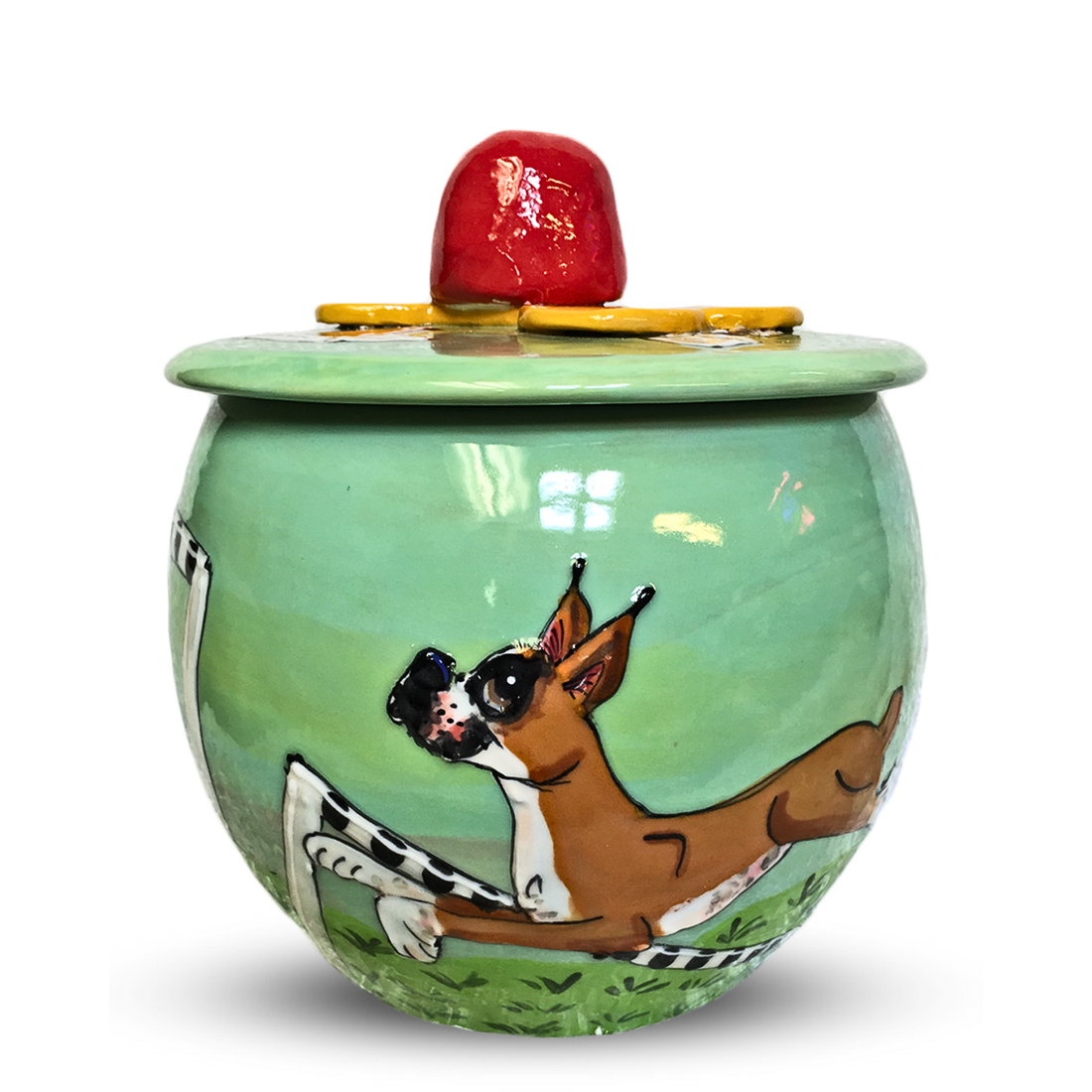 Boxer Treat Jar