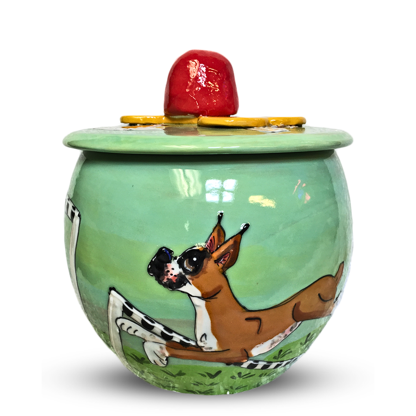 Boxer Treat Jar