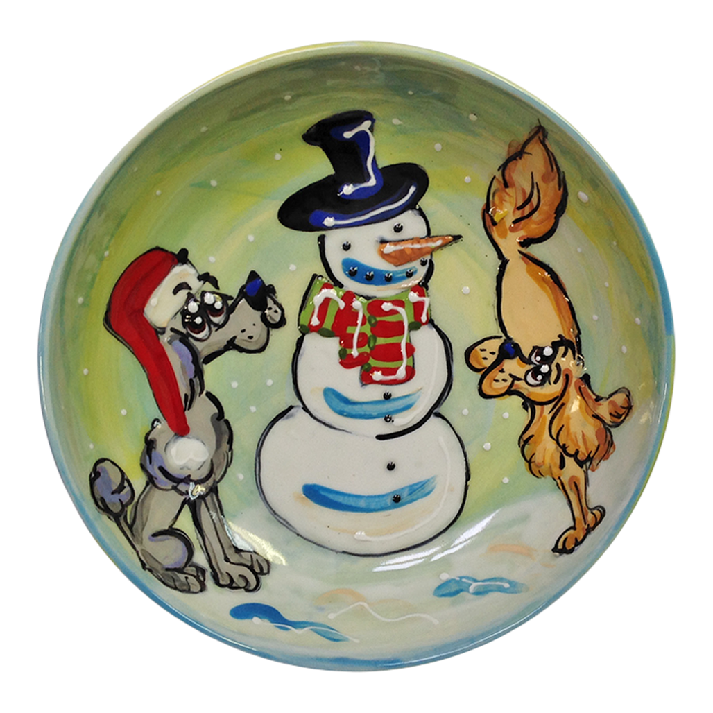 Holiday Dog Bowl