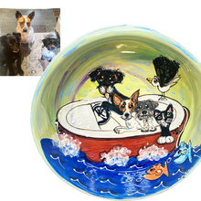 Grande 10” Custom Ceramic Pet Bowl