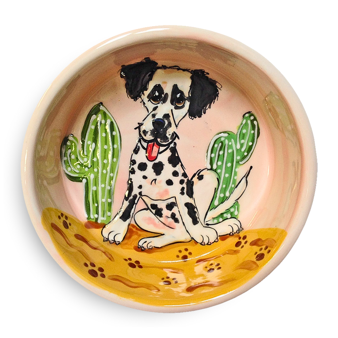 Desert Dry Dalmation Water Bowl