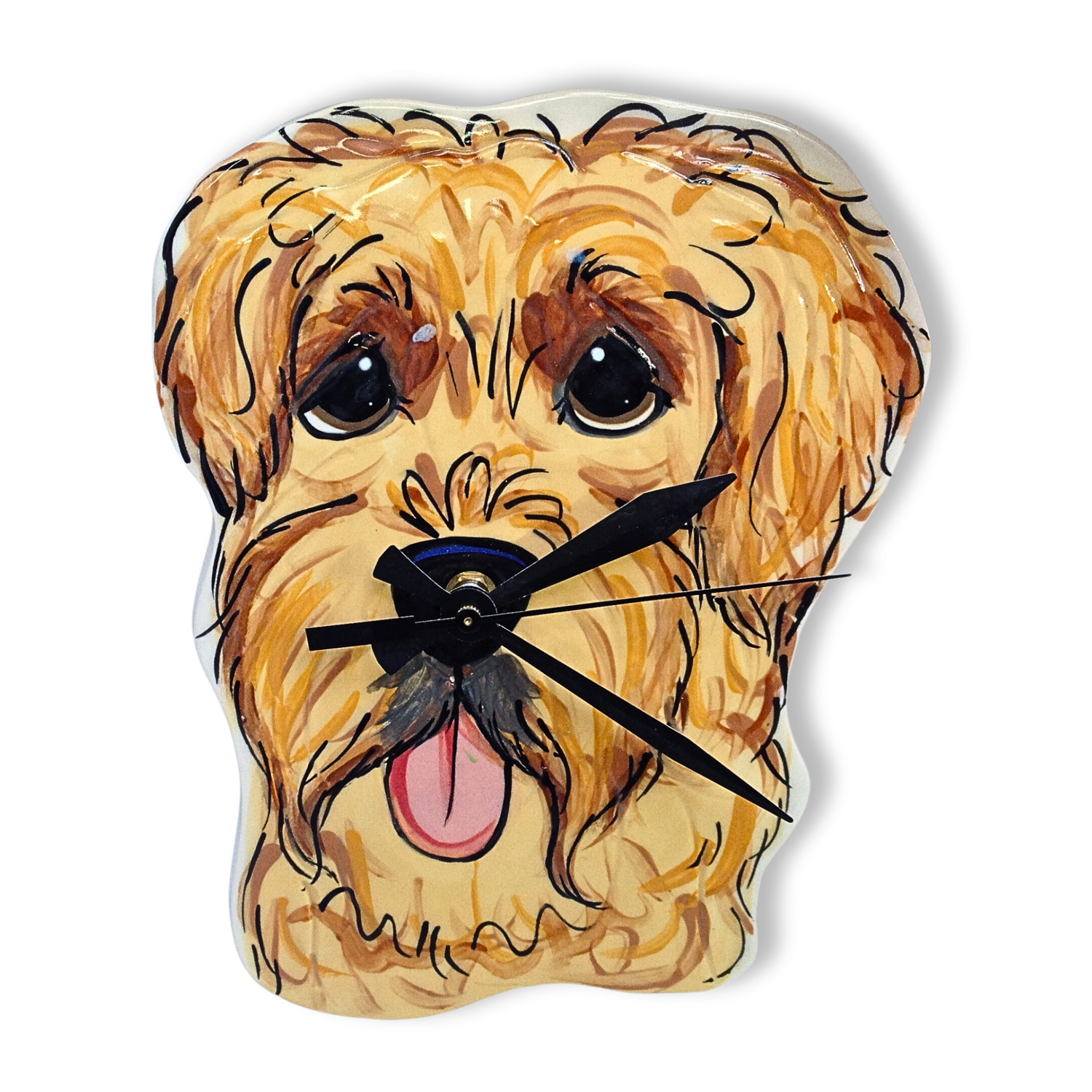 Golden Doodle Wall Clock