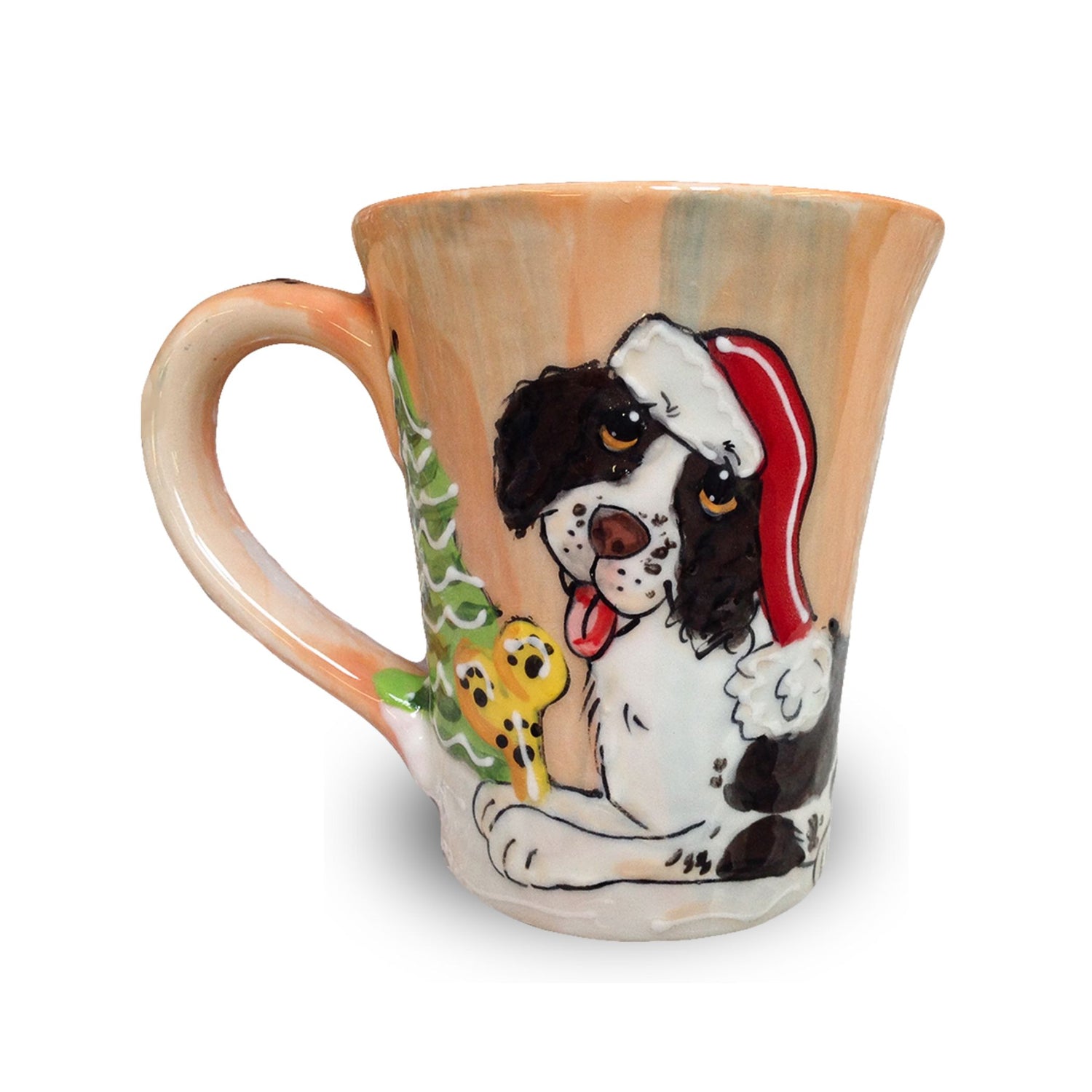 Festive Furry Friend Mug: English Springer Spaniel Christmas Edition