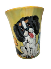 King Charles Cavalier Coffee Mug Tri and Blenheim