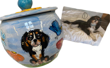 Traditional Round Pet Treat Jar Order Form