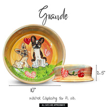 Grande 10” Custom Ceramic Pet Bowl