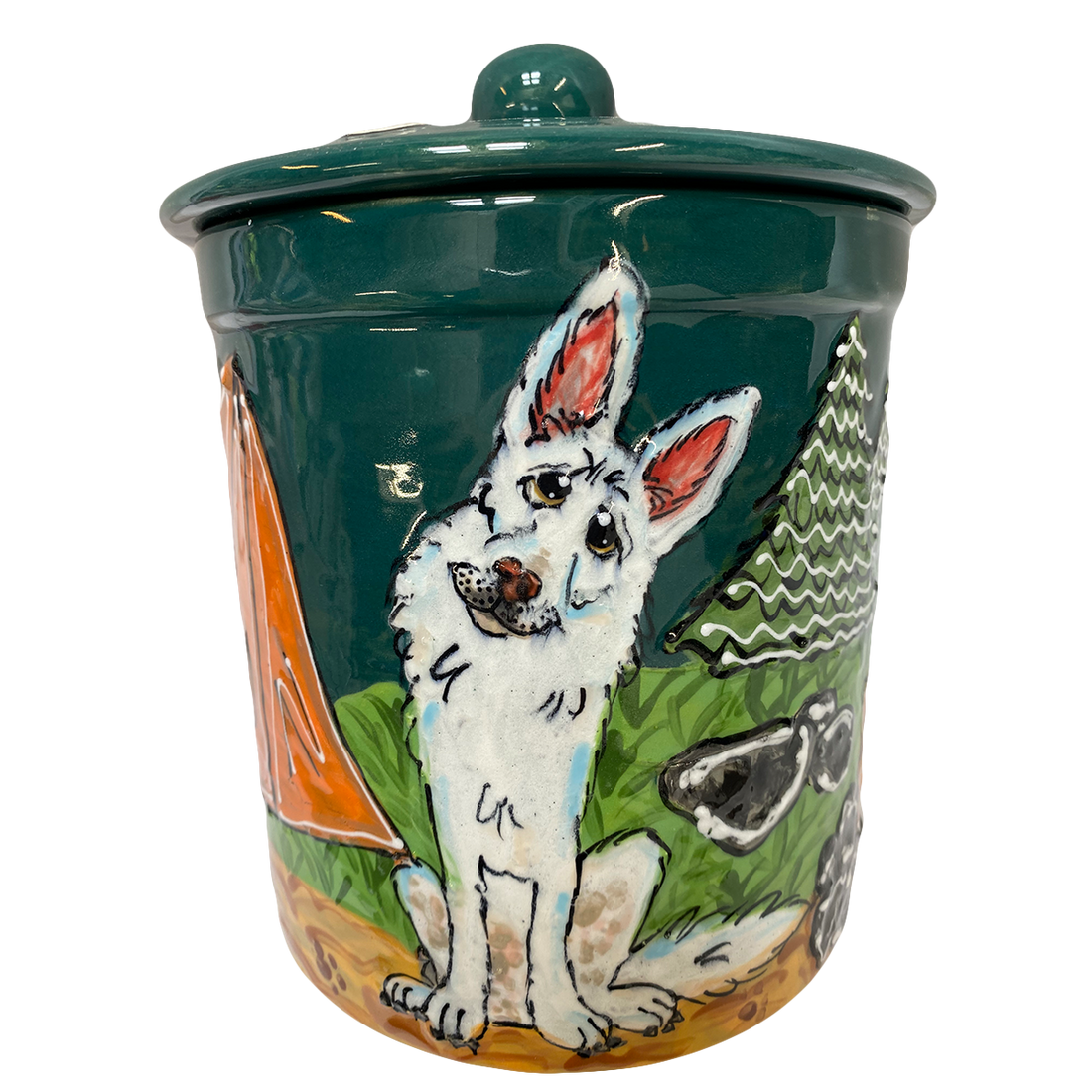 Siberian Husky Treat Jar