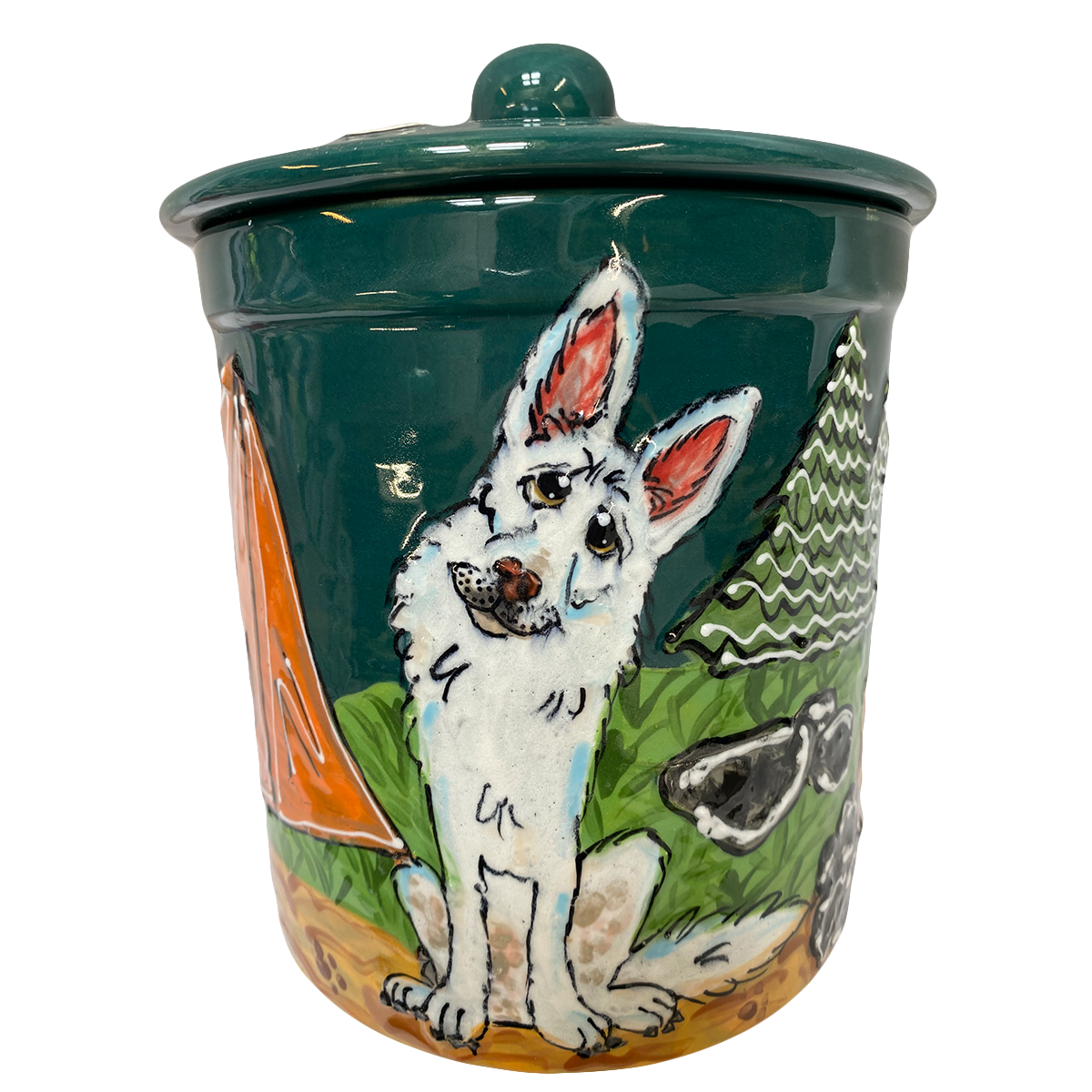 Siberian Husky Treat Jar