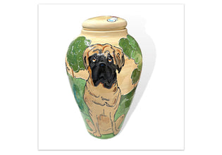 Mastiff Dog Urn