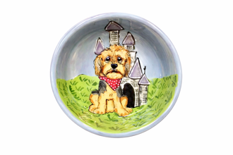Castle Yorkie bowl
