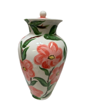Urn - Desert Rose in white base color