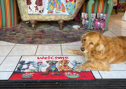 Yappy Hour Welcome Mat