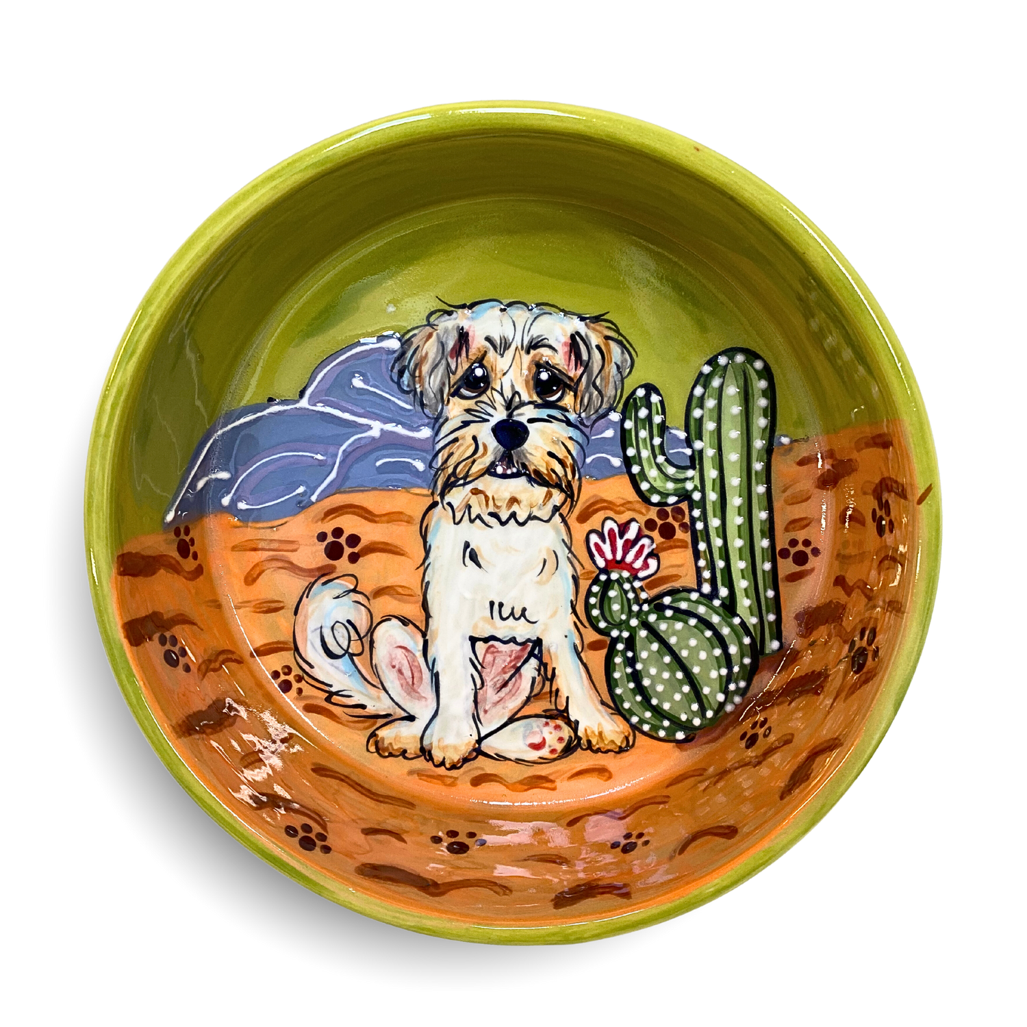 Pet Portrait Water Bowl