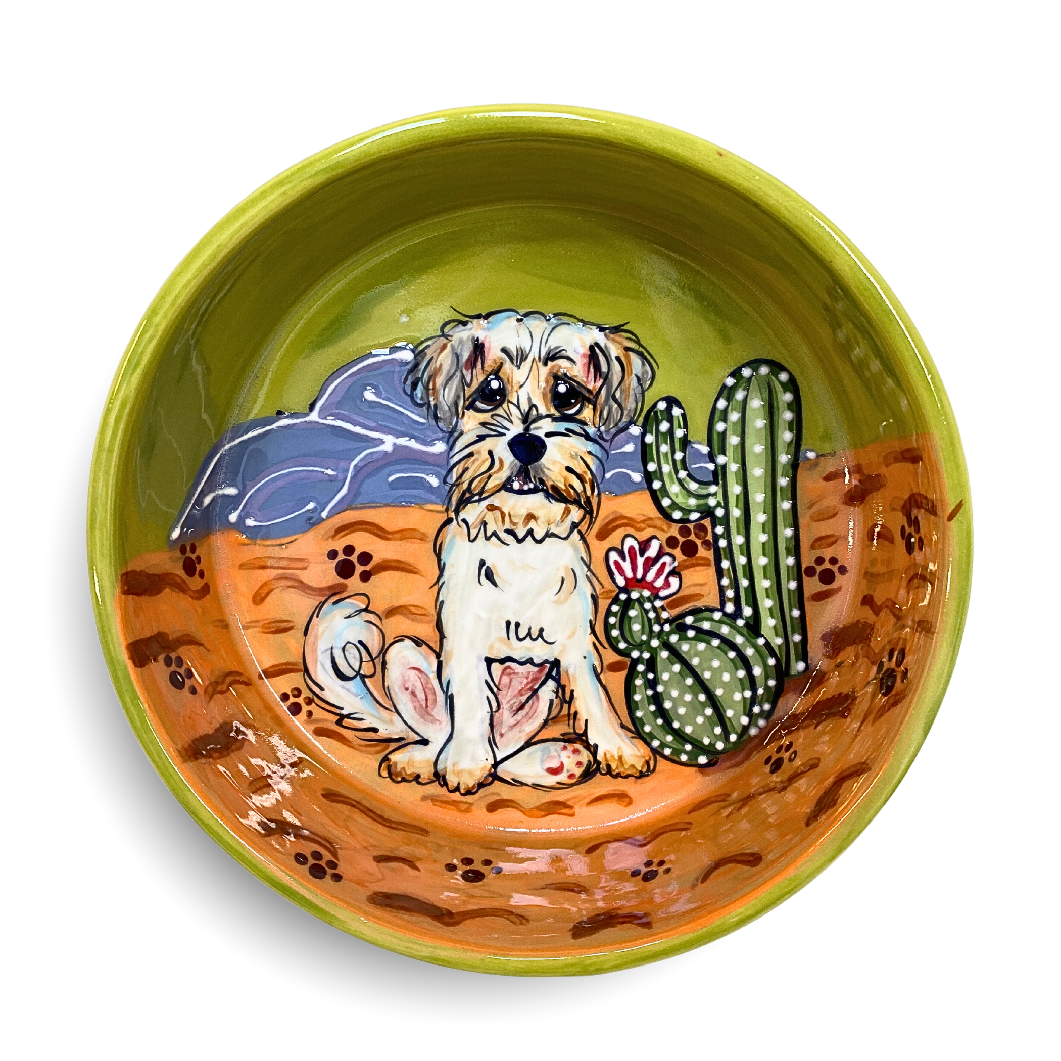 Pet Portrait Water Bowl