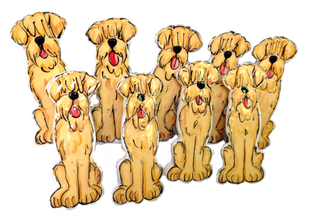 Handmade Ceramic Dog Ornaments By Breed