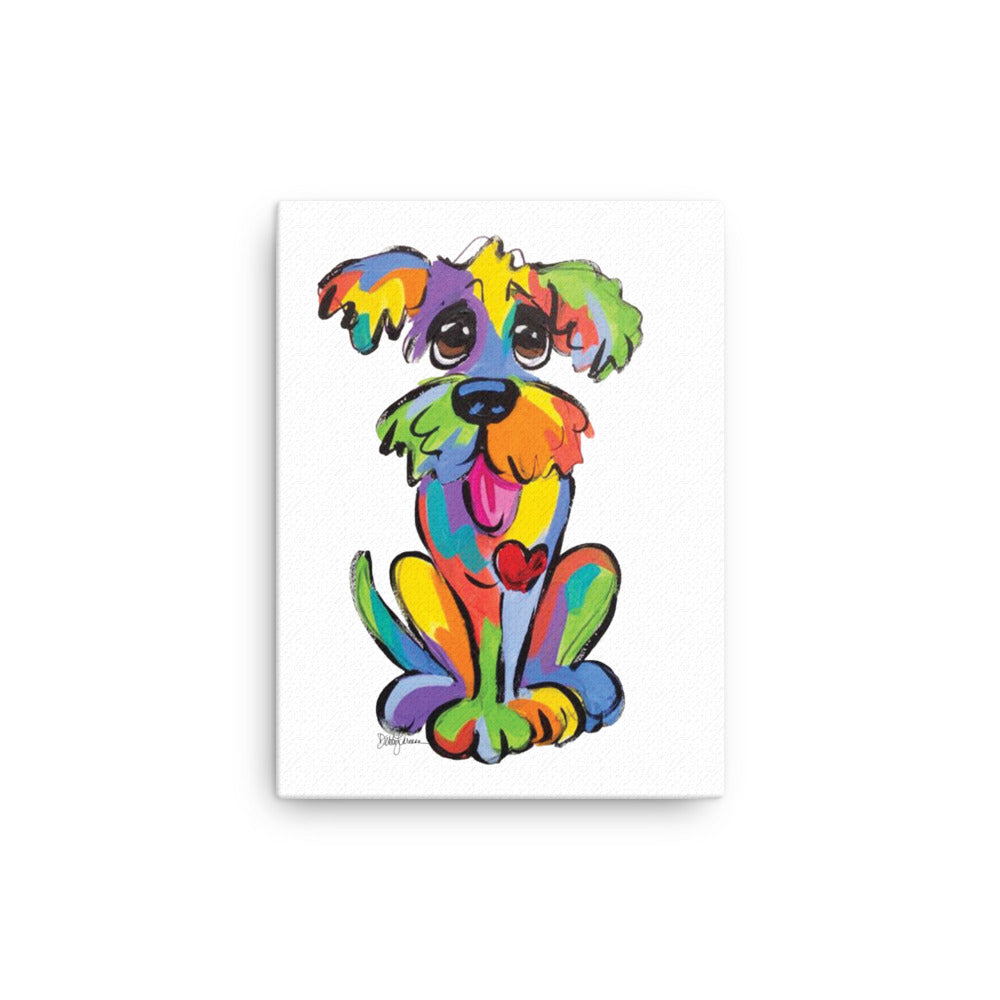 Goofy Dog Canvas