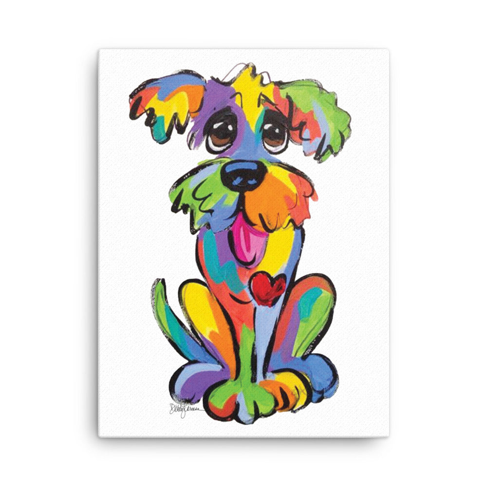 Goofy Dog Canvas