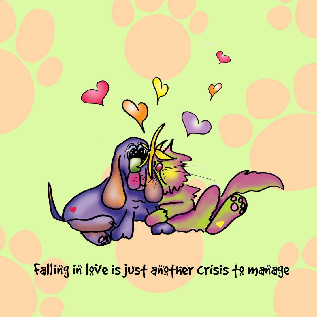 &quot;Falling in love is just another crisis to manage&quot; WHIMSHOTS CANVAS