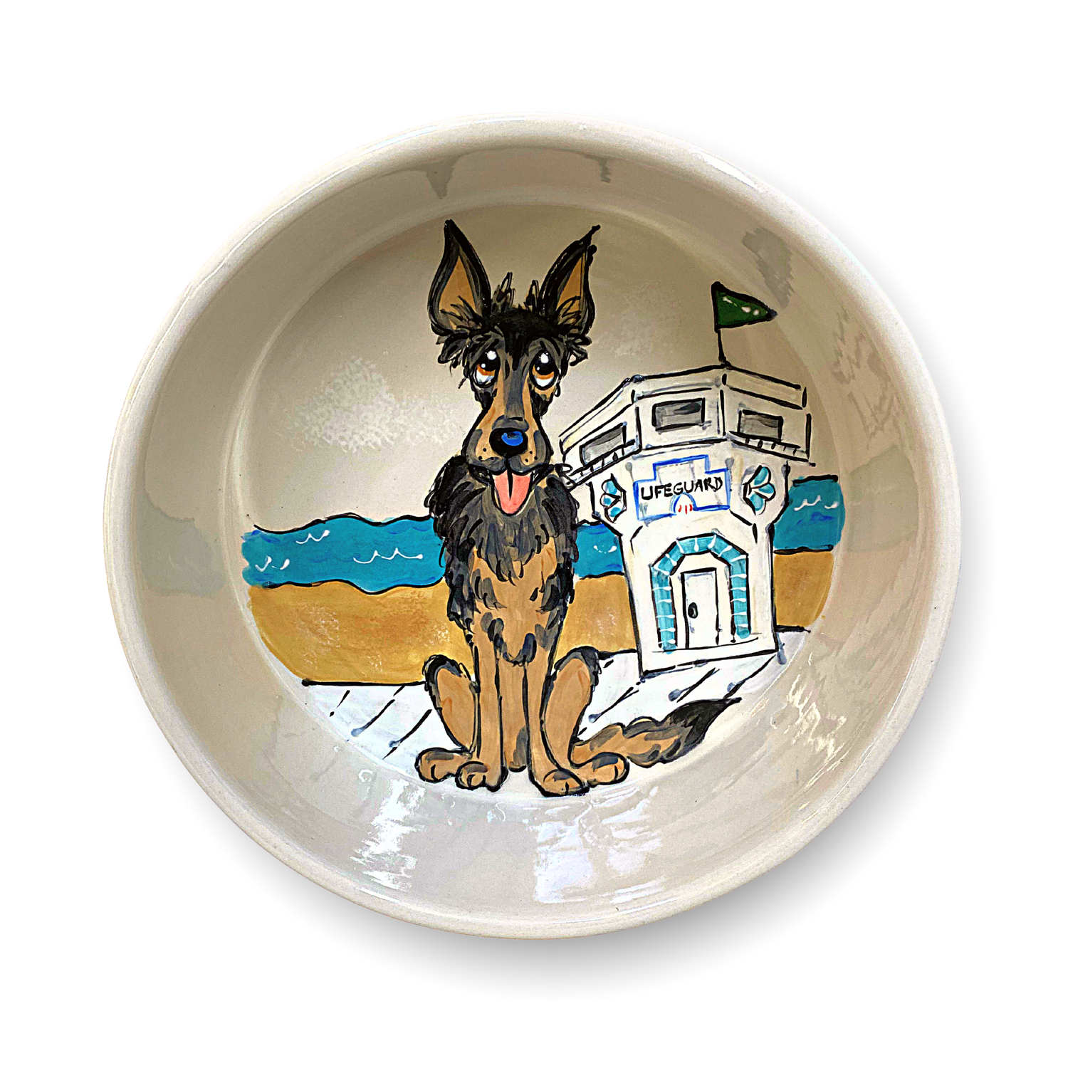 German Shepherd Portrait Bowl