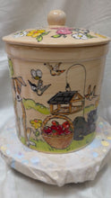 Collie mix and friend Contempo treat Jar