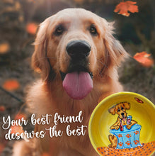 Large 8” Custom Ceramic Pet Bowl