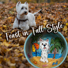 Large 8” Custom Ceramic Pet Bowl