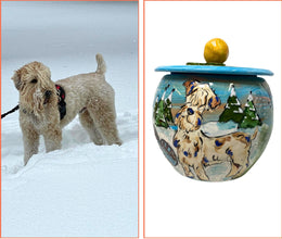 Traditional Round Pet Treat Jar Order Form