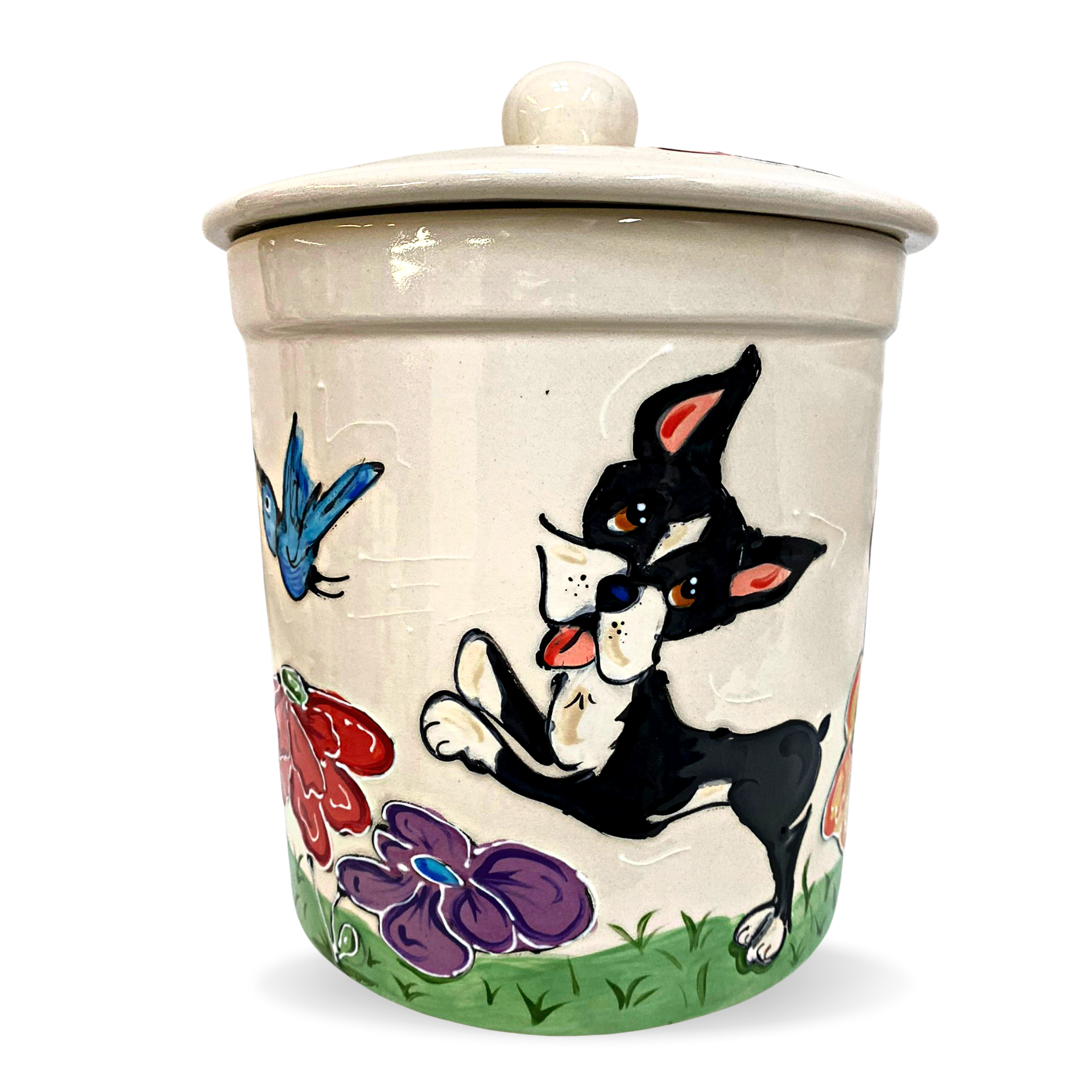 Boston Terrier Treat Jar