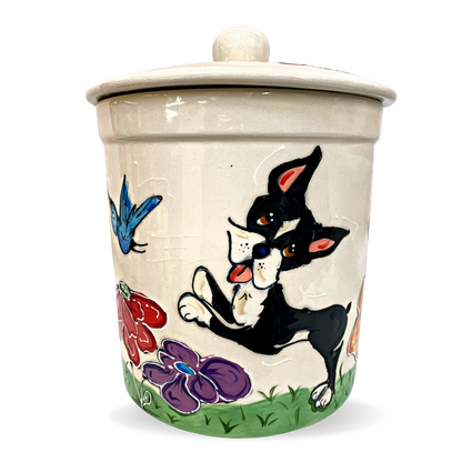 Boston Terrier Treat Jar