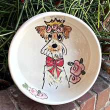 Sweet Wire Fox Terrier Dog Bowl