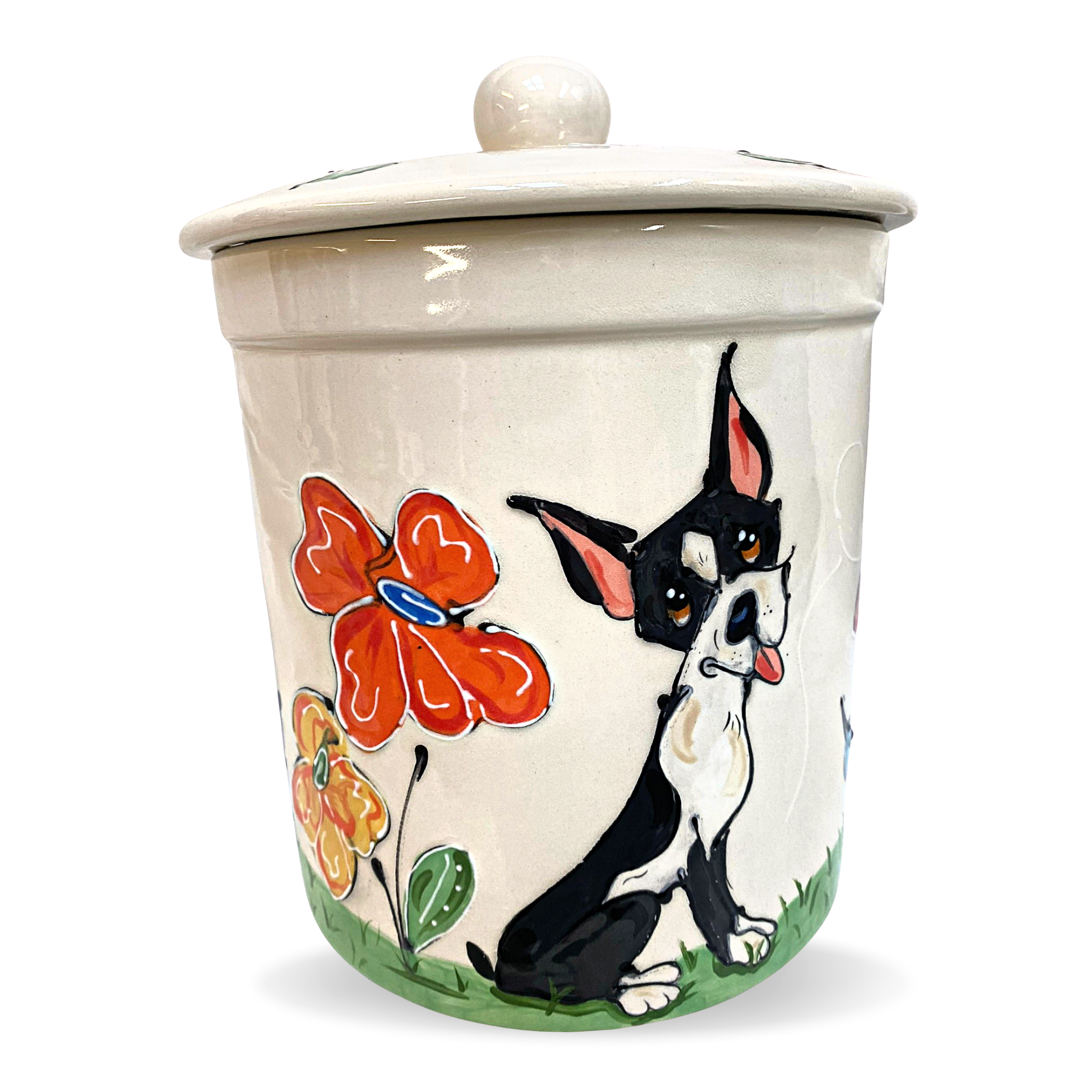 Boston Terrier Treat Jar