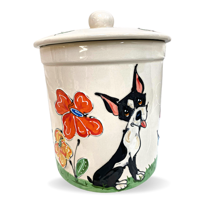 Boston Terrier Treat Jar