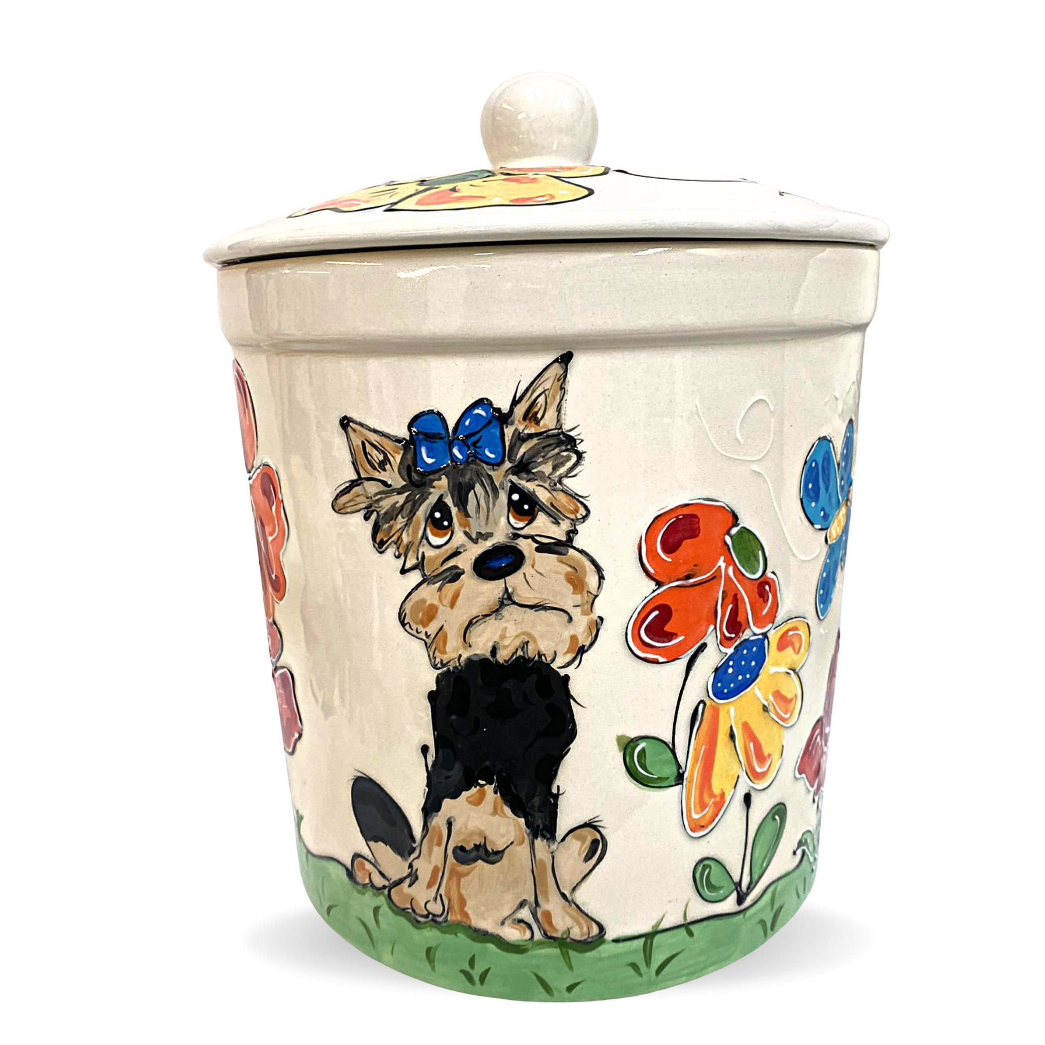 Yorkie Treat Jar