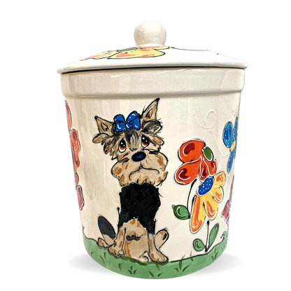 Yorkie Treat Jar