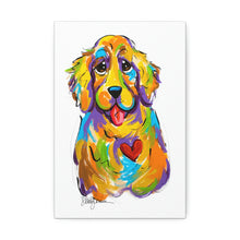 Golden Retriever on Canvas by Debby Carman